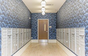 Mail and package receiving room